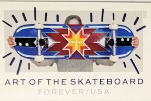 Art of the Skateboard - Blue w/ Yellow Native Star