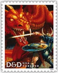 Warrior Fighting Red Dragon