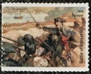 Artistic Rendering of Battle Of Bunker Hill