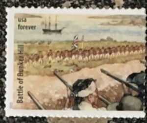 Artistic Rendering of Battle of Bunker Hill