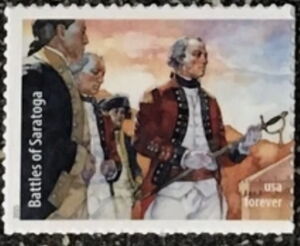 Artistic Rendering of Battle Of Saratoga