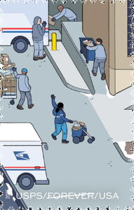 United States Postal Service, 250 Years, Postal workers func