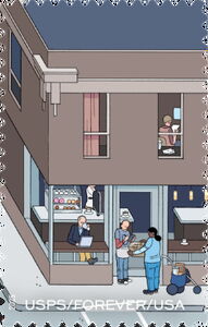 United States Postal Service, 250 Years (Doughnut shop)
