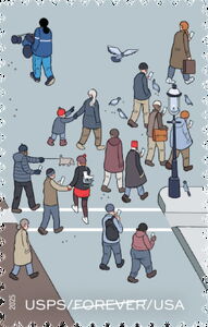 United States Postal Service, 250 Years, Pedestrians